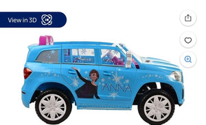 12V Disney Frozen Mercedes GLS 320 Powered Ride-On Car for Girls Ages 3 to 5 Trend Times 9
