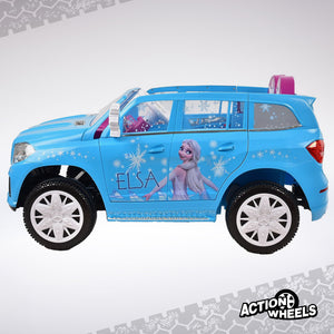 12V Disney Frozen Mercedes GLS 320 Electric Ride-On Car for Girls Ages 3+ with 5 MPH Speed Trend Times 6