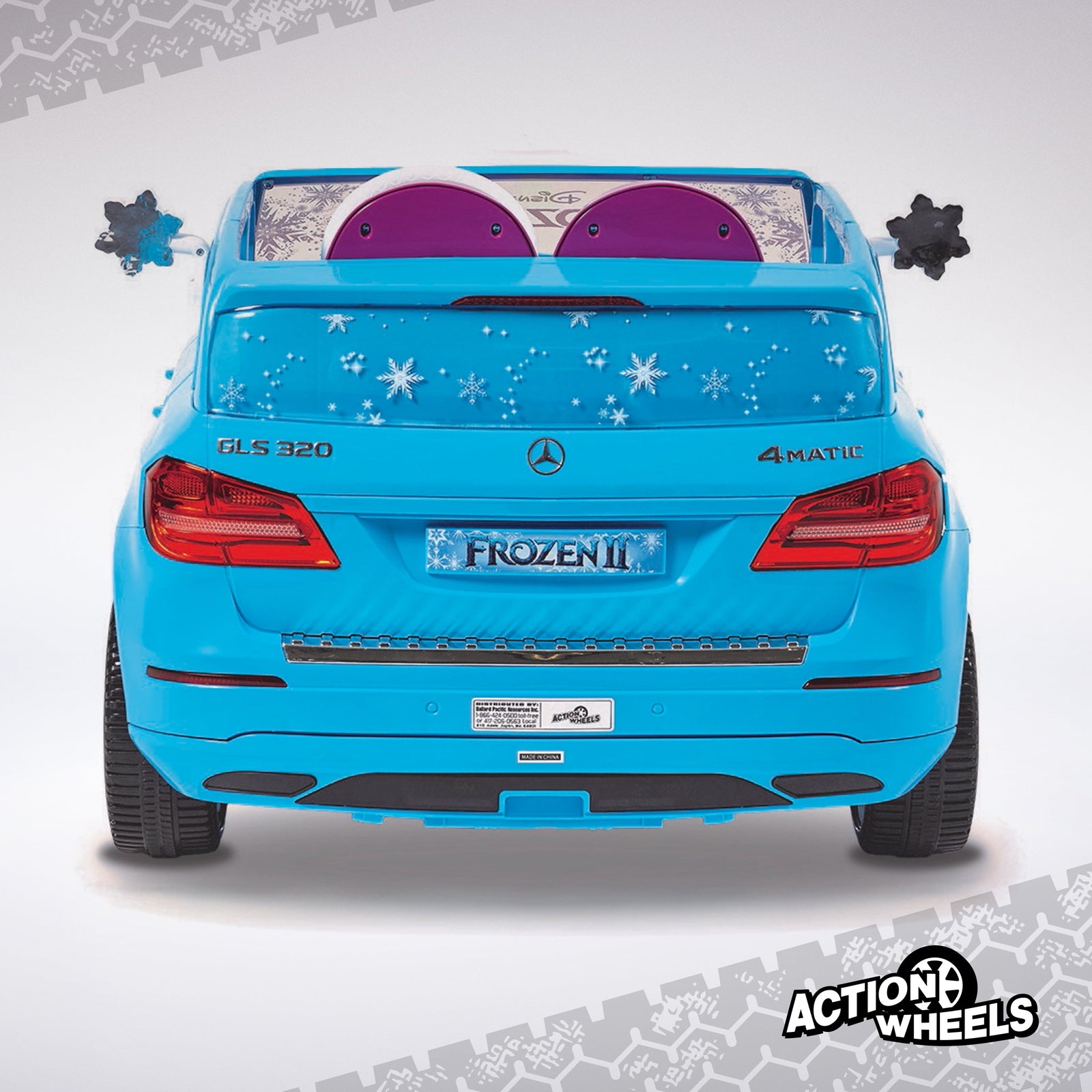 12V Disney Frozen Mercedes GLS 320 Electric Ride-On Car for Girls Ages 3+ with 5 MPH Speed Trend Times 8