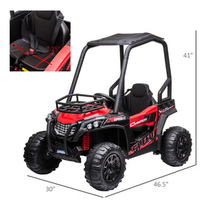 12V Dual Motor Electric Kids Ride-On UTV Battery-Powered Truck with Forward Drive Trend Times 2