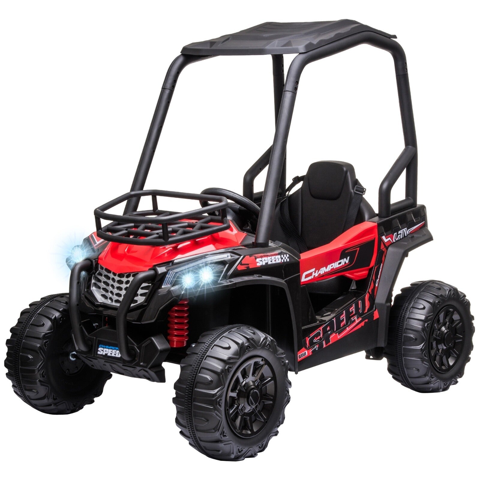12V Dual Motor Kids Electric Ride-On UTV Toy Truck with Forward Gear Battery Powered Trend Times 0