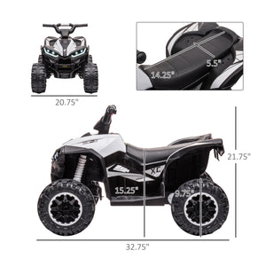 12V Electric Kids ATV Quad Ride-On Car with Forward and Reverse, Four Wheels for Ages 3-5 Years Trend Times 1