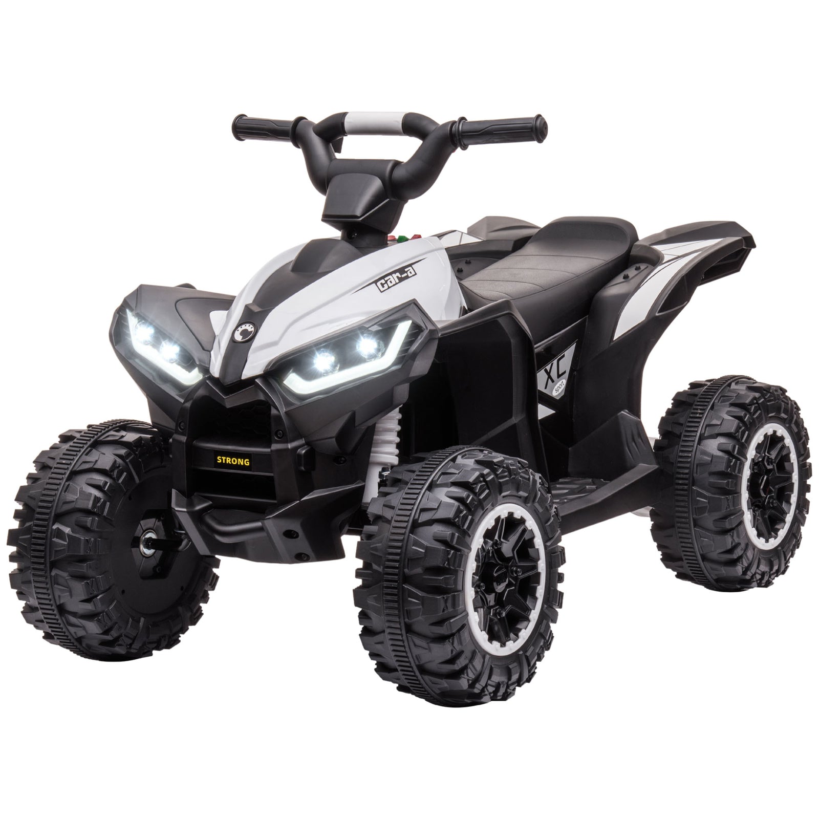 12V Electric Kids ATV Quad Ride-On Car with Forward and Reverse Four Wheels for Ages 3-5 Years Trend Times 0