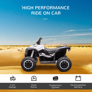 12V Electric Kids ATV Quad Ride-On Car with Forward and Reverse Four Wheels for Ages 3-5 Years Trend Times 3