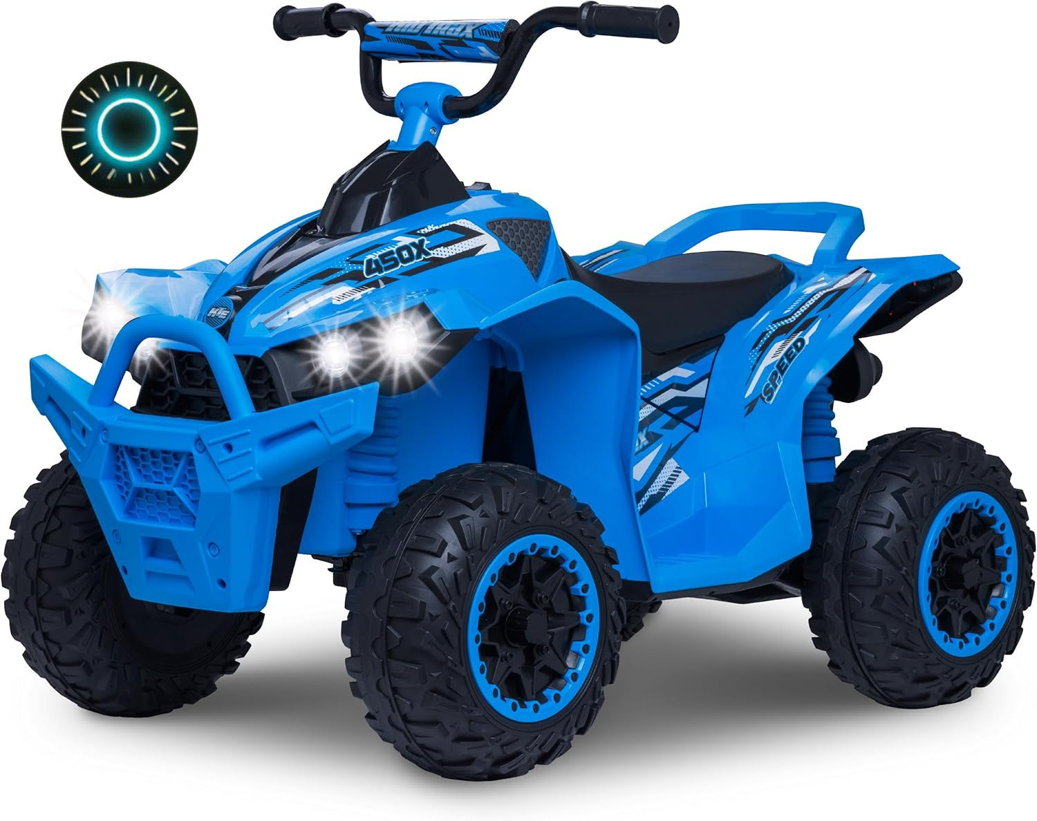 12V Electric Ride-On ATV for Boys and Girls Indoor Outdoor Four Wheeler Toy Trend Times 0