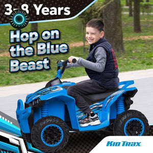 12V Electric Ride-On ATV for Boys and Girls Indoor Outdoor Four Wheeler Toy Trend Times 2