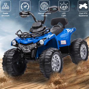 12V Electric 4-Wheel Battery-Powered Kids Ride-On ATV Quad Motorcycle Car Trend Times 11