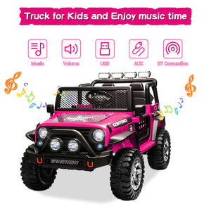 12V Electric Battery-Powered Kids Ride-On Jeep Toy Car 2-Seater with Remote Control and MP3 Player Trend Times 1