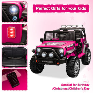 12V Electric Battery-Powered Kids Ride-On Jeep Toy Car 2-Seater with Remote Control and MP3 Player Trend Times 2