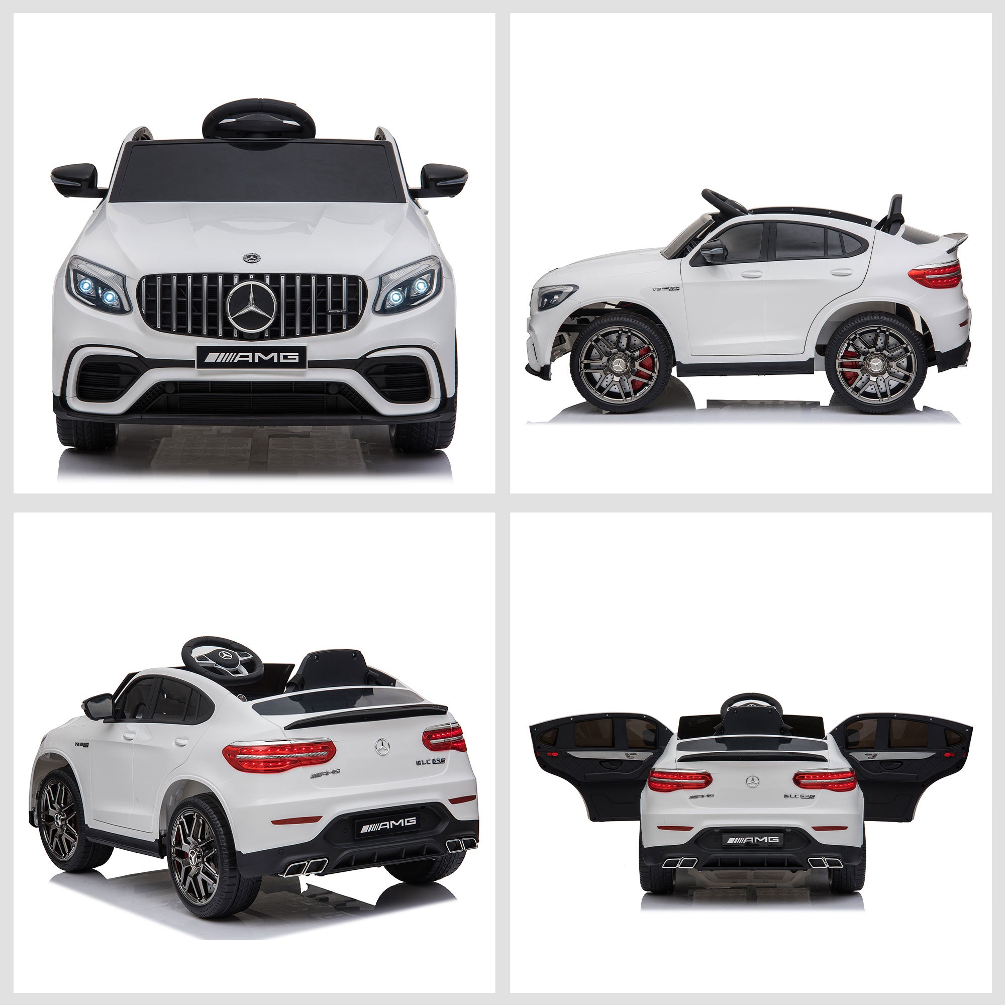 12V Battery-Powered Electric Riding Car Toy for Toddlers Mercedes Benz Coupe Trend Times 9