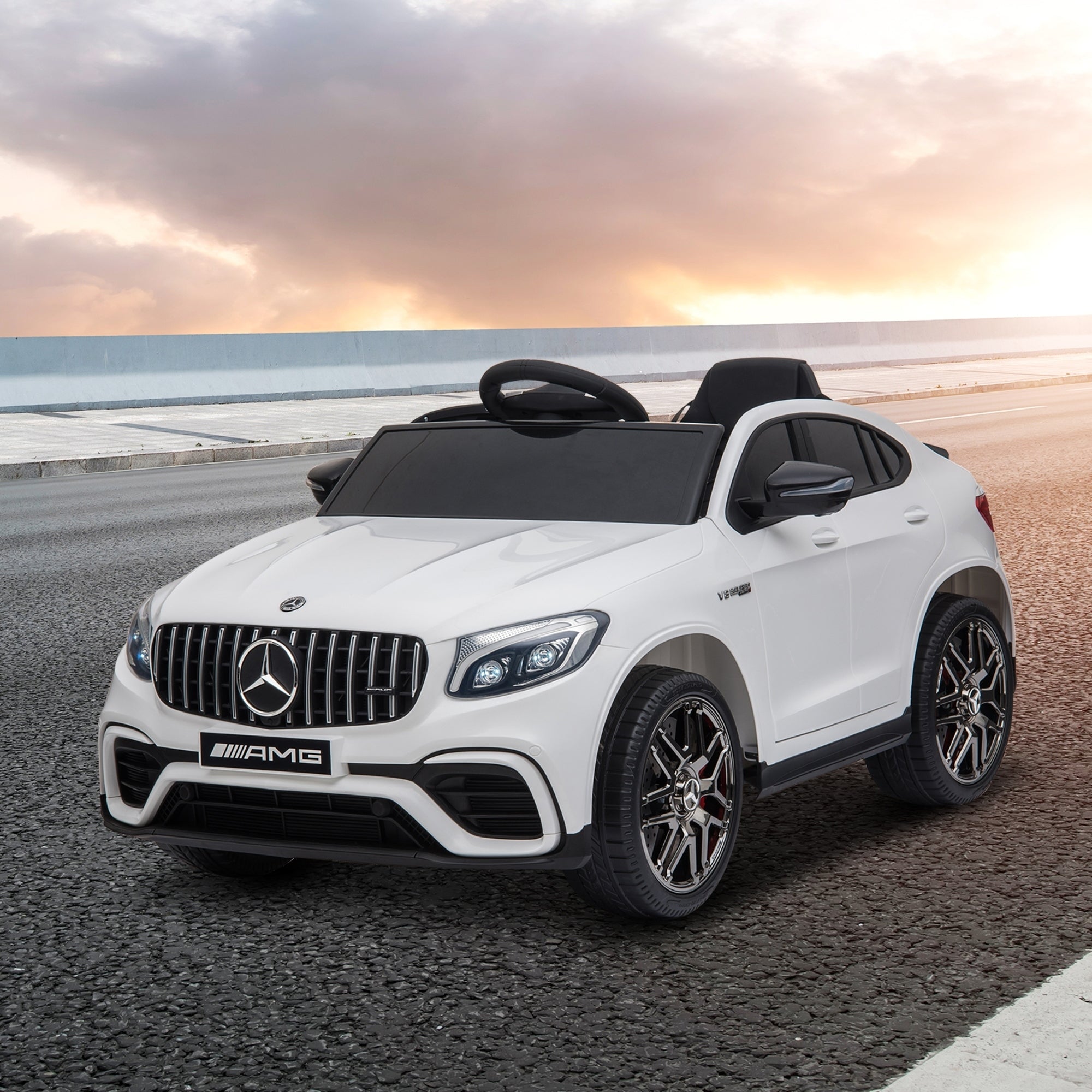 12V Battery-Powered Electric Riding Car Toy for Toddlers Mercedes Benz Coupe Trend Times Variant 0
