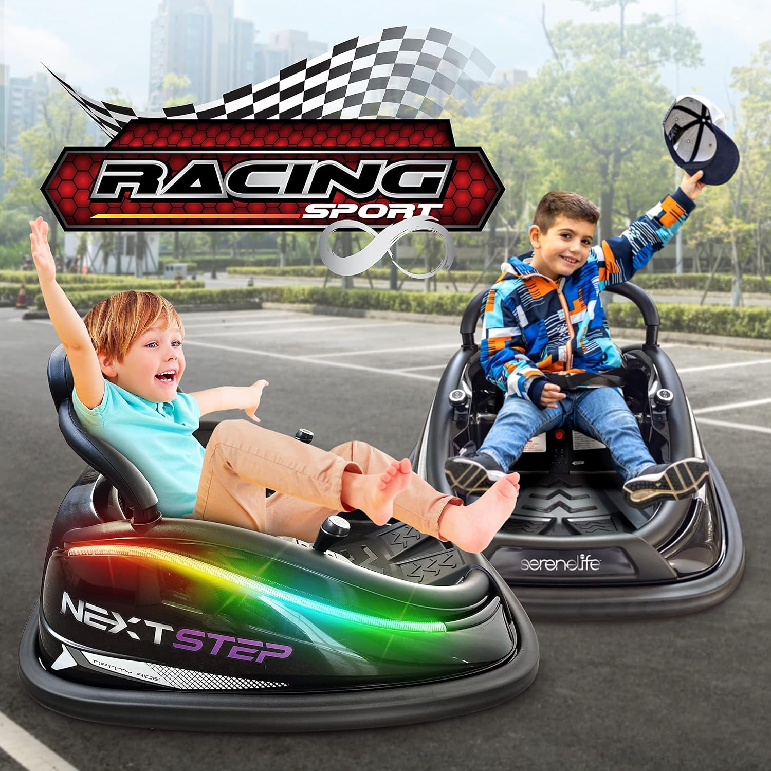 12V Electric Kids Bumper Car with Remote Control, 360° Spin, and LED Lights Trend Times 6