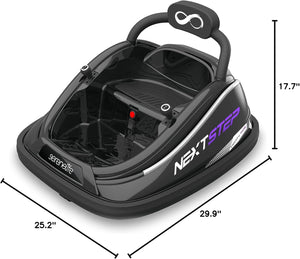 12V Electric Kids Bumper Car with Remote Control, 360° Spin, and LED Lights Trend Times 9