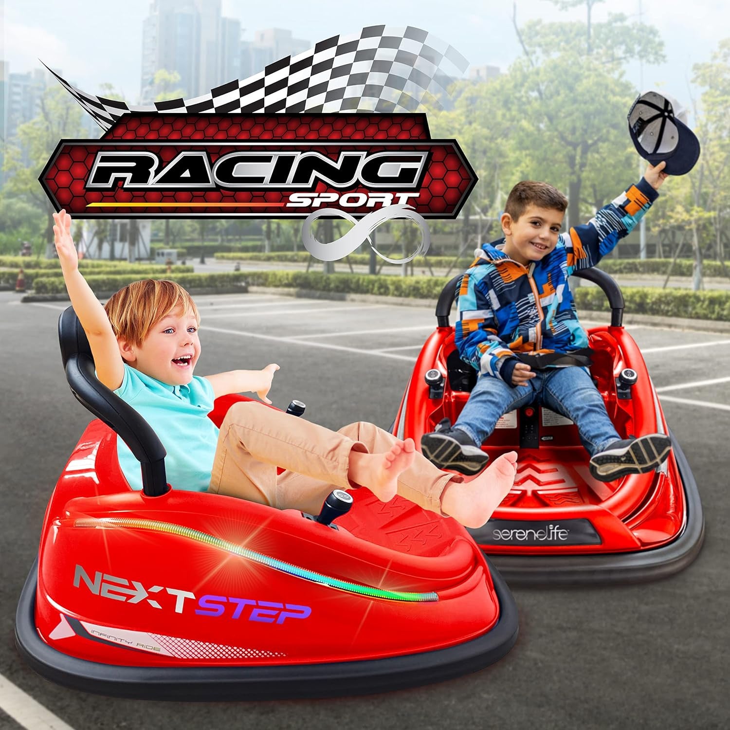 12V Electric Kids Bumper Car with Remote Control, 360° Spin and LED Lights Trend Times 6