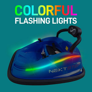 12V Electric Kids Bumper Car with Remote Control, 360° Spin and LED Lights Trend Times 4