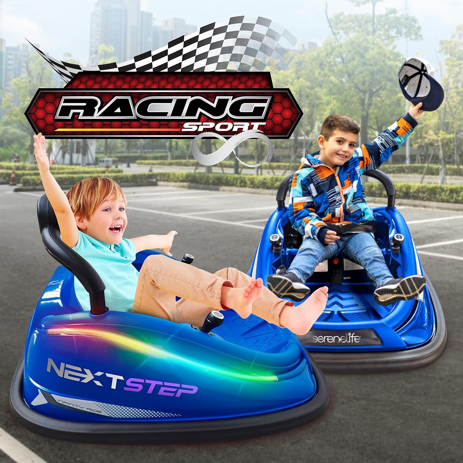 12V Electric Kids Bumper Car with Remote Control, 360° Spin and LED Lights Trend Times 6