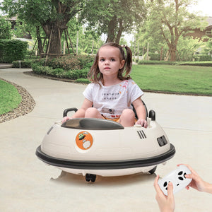12V Electric Toddler Bumper Car with 360-Degree Rotation for Kids Trend Times 7