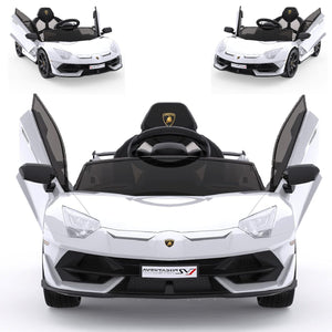 12V Licensed Lamborghini Electric Ride-On Car for Kids with 2 Speeds Battery Powered Toy Trend Times 1