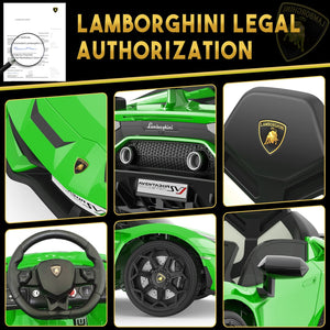 12V Licensed Lamborghini Electric Ride-On Car for Kids with 2 Speeds Battery Powered Toy Trend Times 22