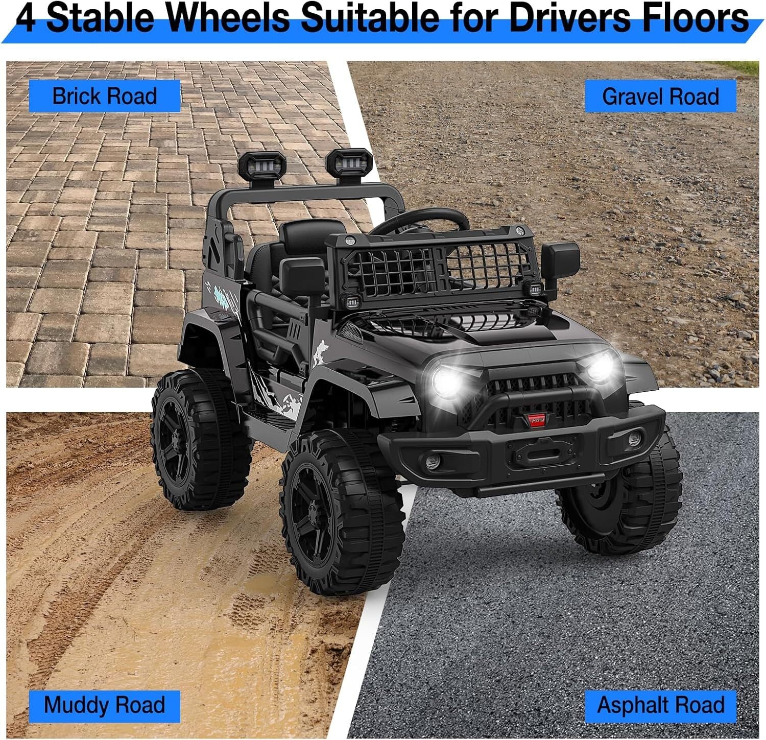 12V Battery-Powered Electric Ride-On Truck for Kids with Remote Control Toy Car Trend Times 12