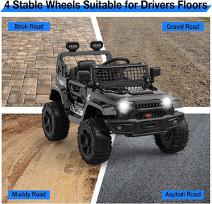 12V Battery-Powered Electric Ride-On Truck for Kids with Remote Control Toy Car Trend Times 12
