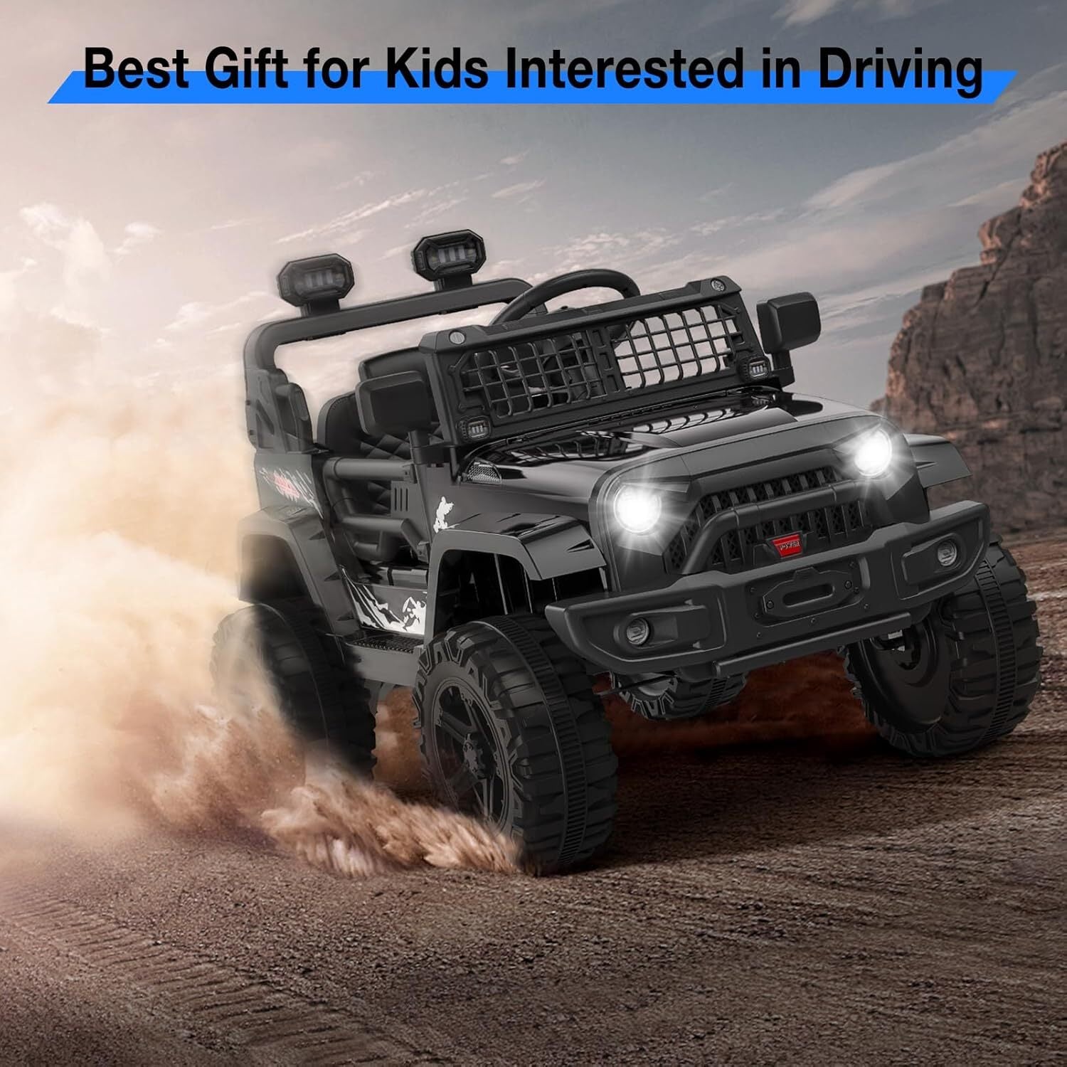 12V Battery-Powered Electric Ride-On Truck for Kids with Remote Control Toy Car Trend Times 13