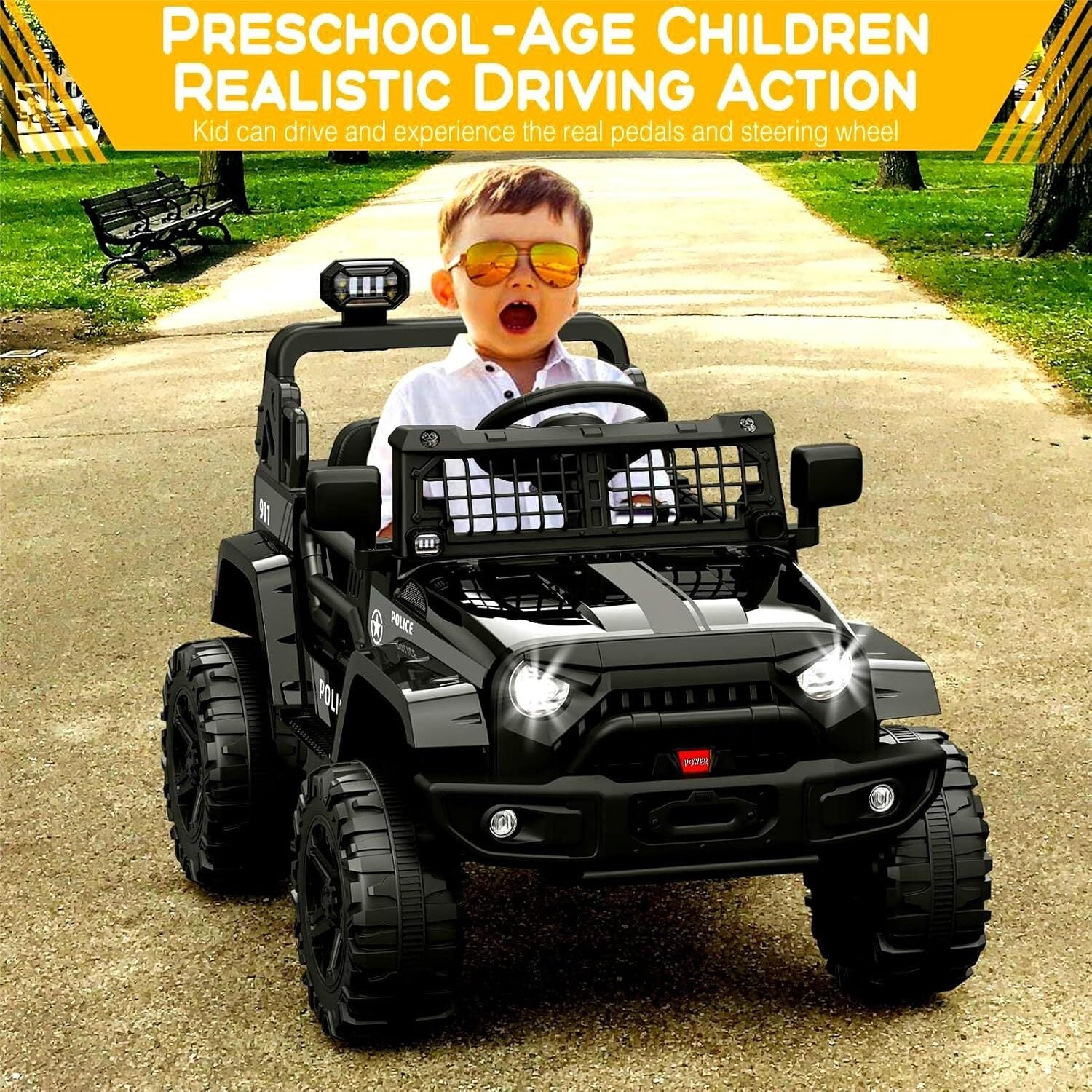 12V Battery-Powered Electric Ride-On Truck for Kids with Remote Control Toy Car Trend Times 7