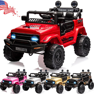 12V Battery Powered Ride-On Truck with Remote Control for Kids Trend Times 1