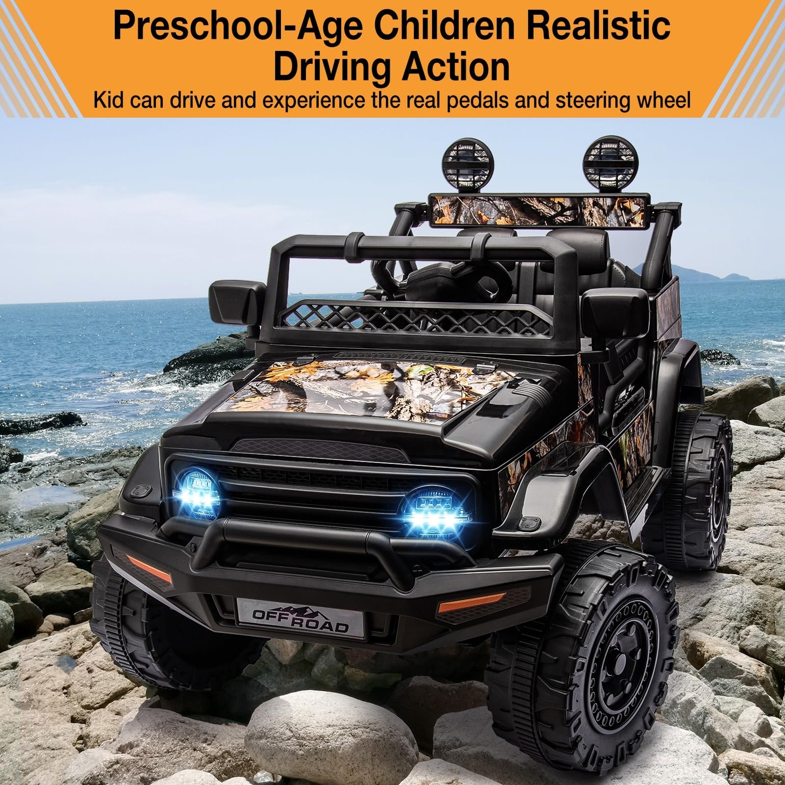 12V Battery Powered Ride-On Truck with Remote Control for Kids Trend Times 21