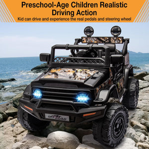 12V Battery Powered Ride-On Truck with Remote Control for Kids Trend Times 21