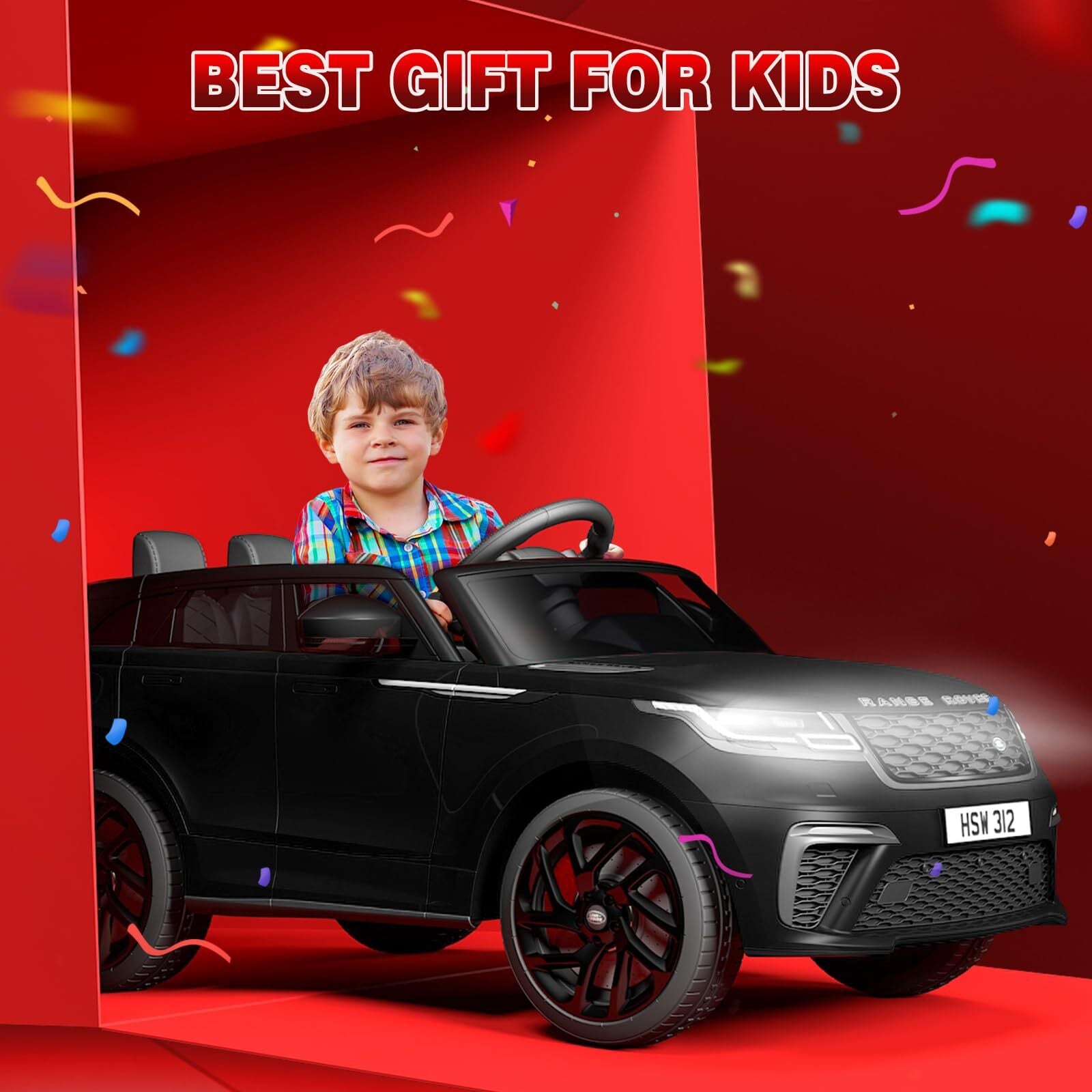 12V Licensed Land Rover Electric Ride-On Car for Kids with Remote Control Toy Trend Times 16