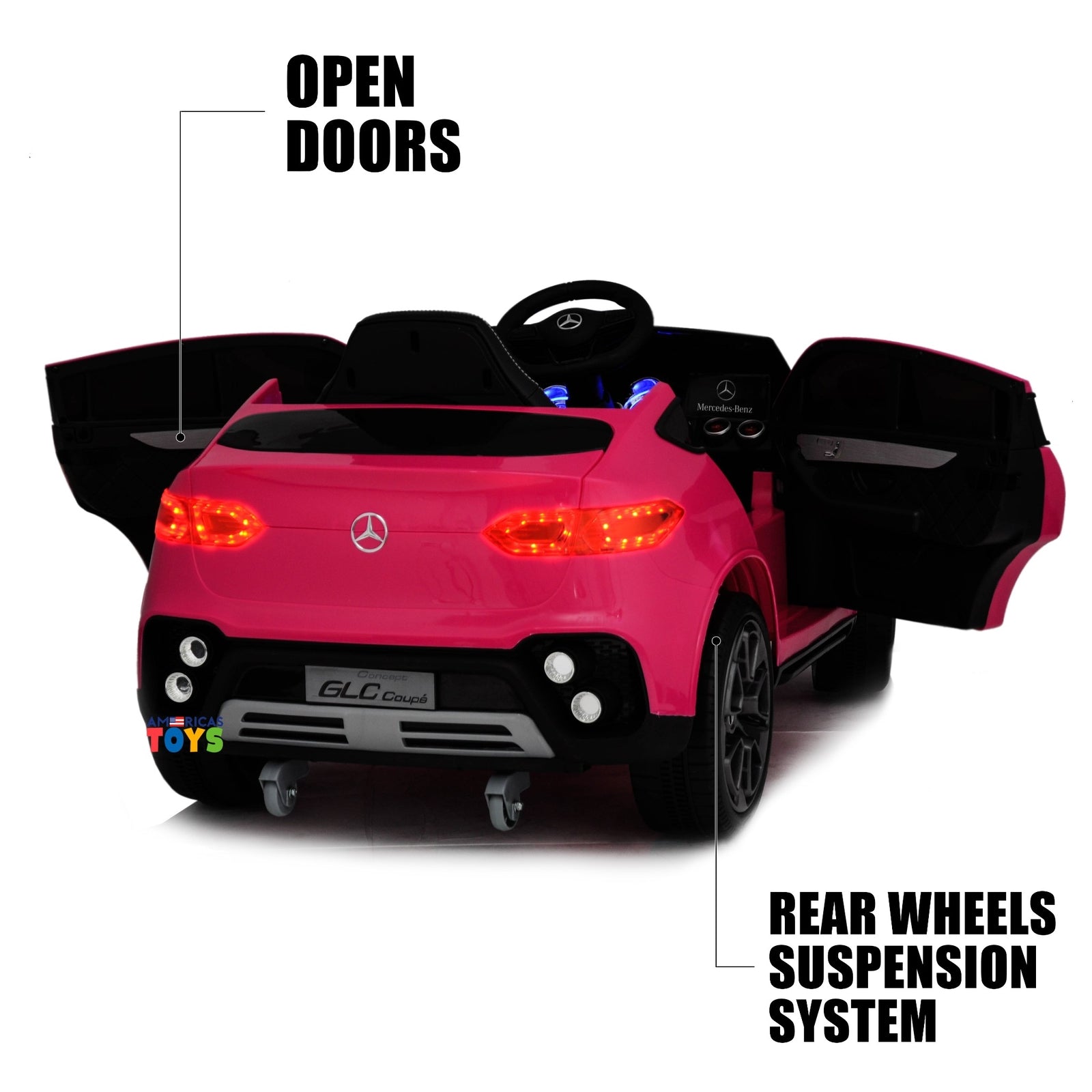 12V Electric Kids R/C Car with MP4 Screen Licensed Mercedes-Benz in Multiple Colors Trend Times 10