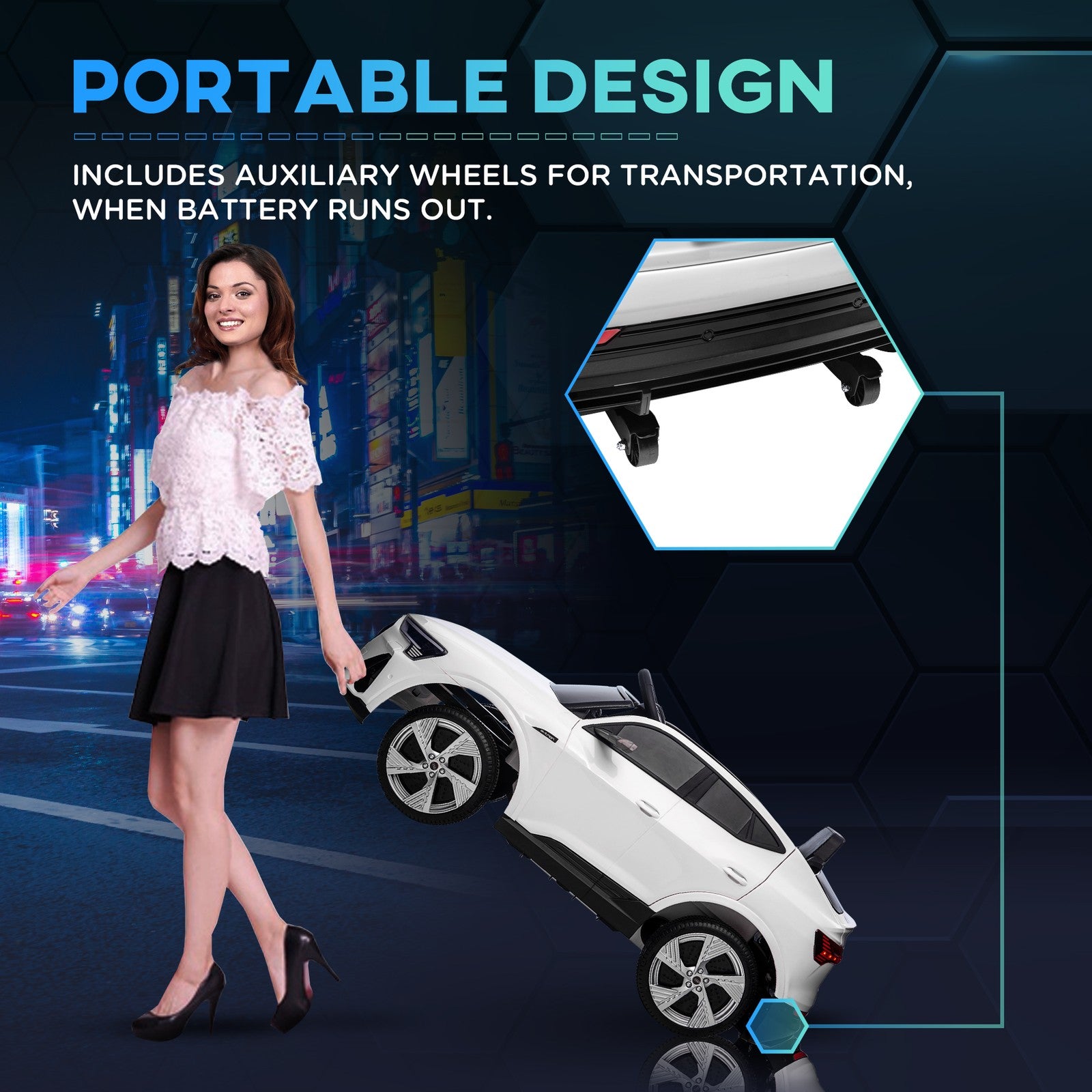 12V Electric Kids Car with Remote Control, Safety Belt, LED Lights, and Music Trend Times 10