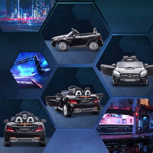 12V Electric Ride-On Car for Kids with Parental Remote Control, Dual Motors, Music, and Lights in Black Trend Times 7