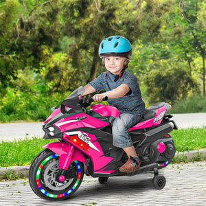 12V Electric Ride-On Motorcycle for Kids with Lights, Wheels, and Bluetooth Music Trend Times 8