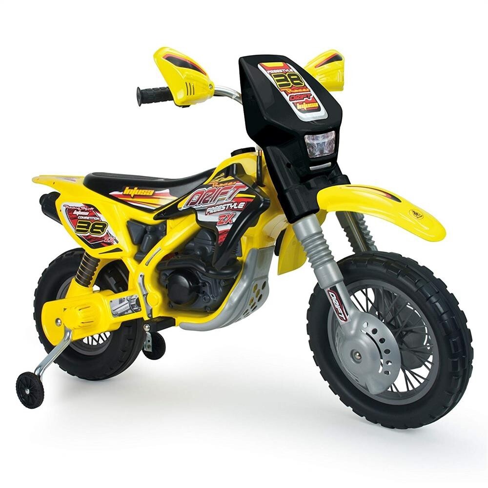 12V Battery-Powered Electric 4-Wheel Dirt Bike Ride-On Toy for Kids Trend Times 0