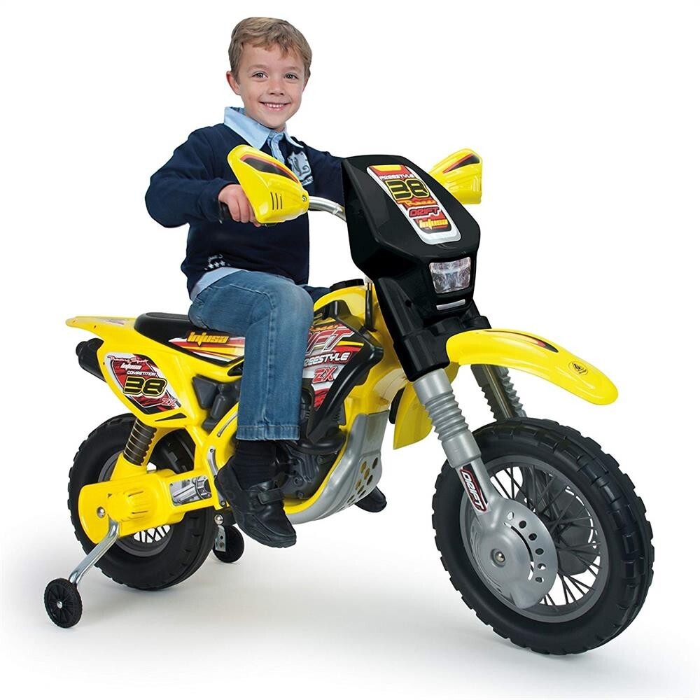 12V Battery-Powered Electric 4-Wheel Dirt Bike Ride-On Toy for Kids Trend Times 1