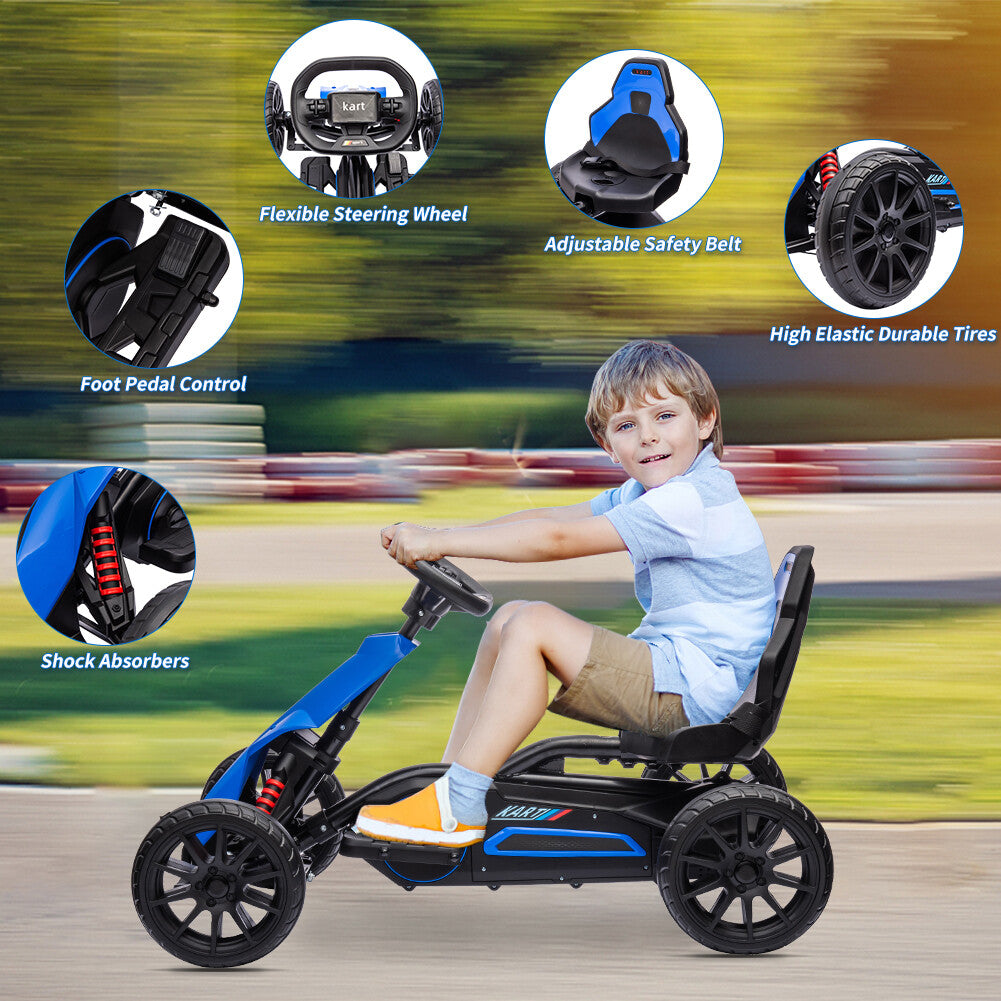 12V Electric Drift Kart for Kids with 35W Motor and Adjustable Speed for Ages 3-6 Trend Times 10