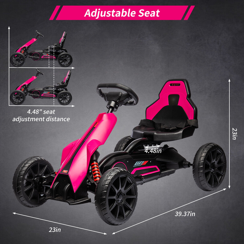 12V Electric Drift Kart for Kids with 35W Motor and Adjustable Speed for Ages 3-6 Trend Times 21