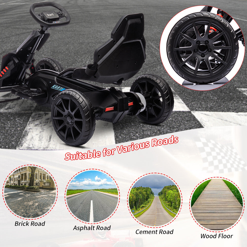 12V Electric Drift Kart for Kids with 35W Motor and Adjustable Speed for Ages 3-6 Trend Times 6