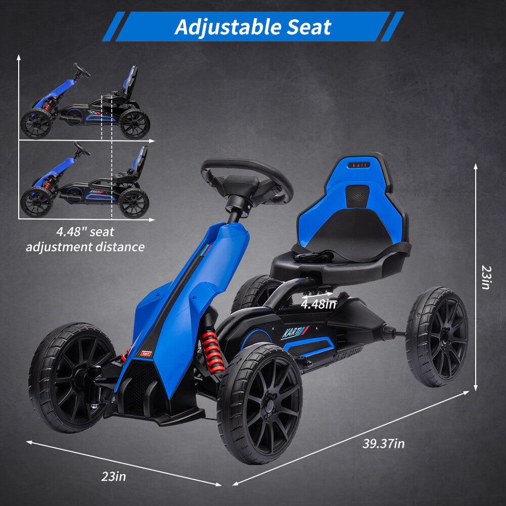 12V Electric Drift Kart for Kids with 35W Motor and Adjustable Speed for Ages 3-6 Trend Times 9