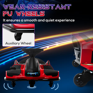 12V Electric Go-Kart Ride-On Toy with 5 MPH Drifting Speed for Kids 8-12 Years Outdoor Use Trend Times 3