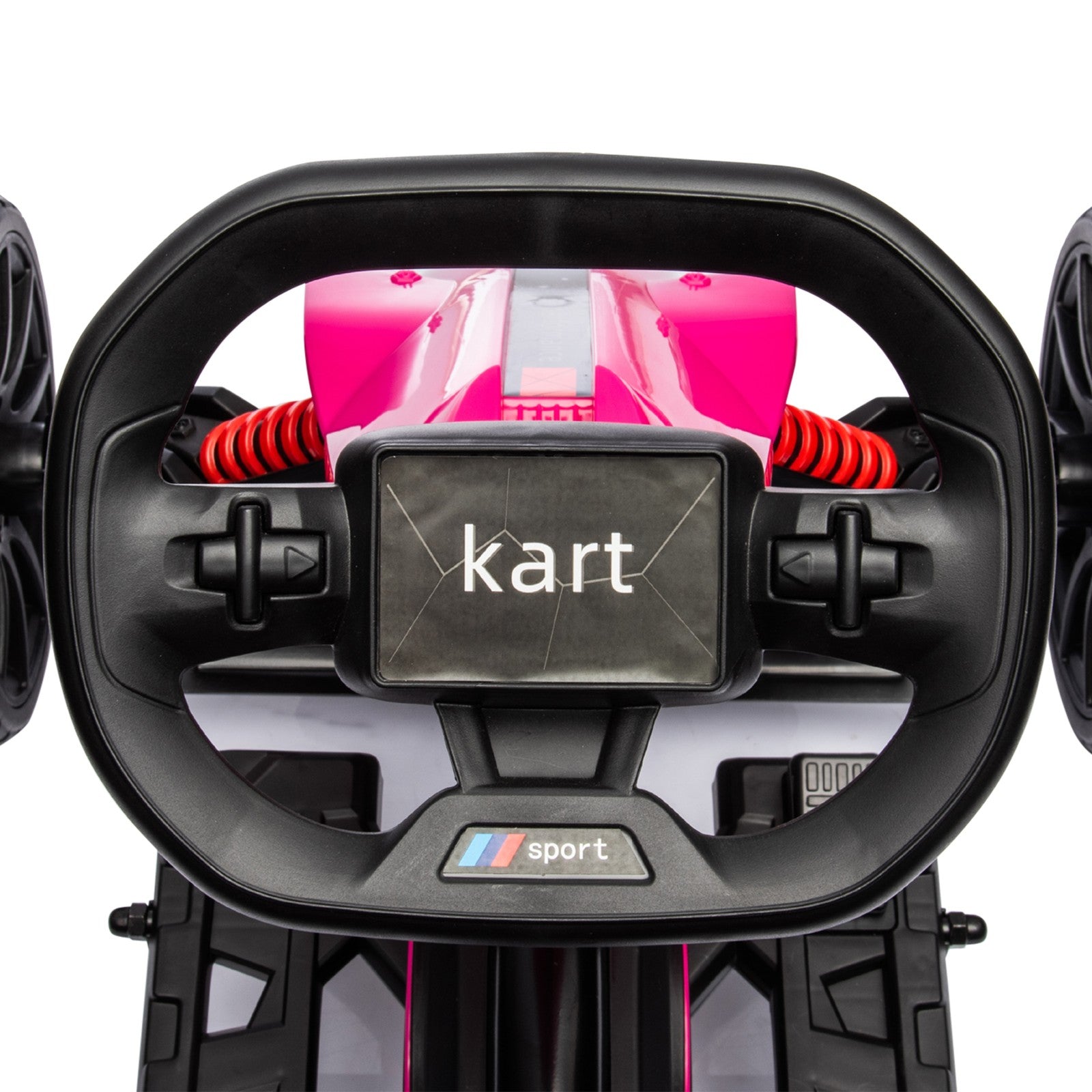 12V Electric Pink Kids Go-Kart with Adjustable Speed Trend Times 9