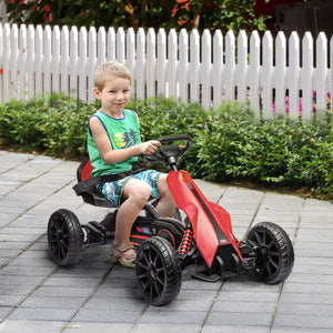 12V Electric Go-Kart for Kids with Adjustable Speed in Red Trend Times 0