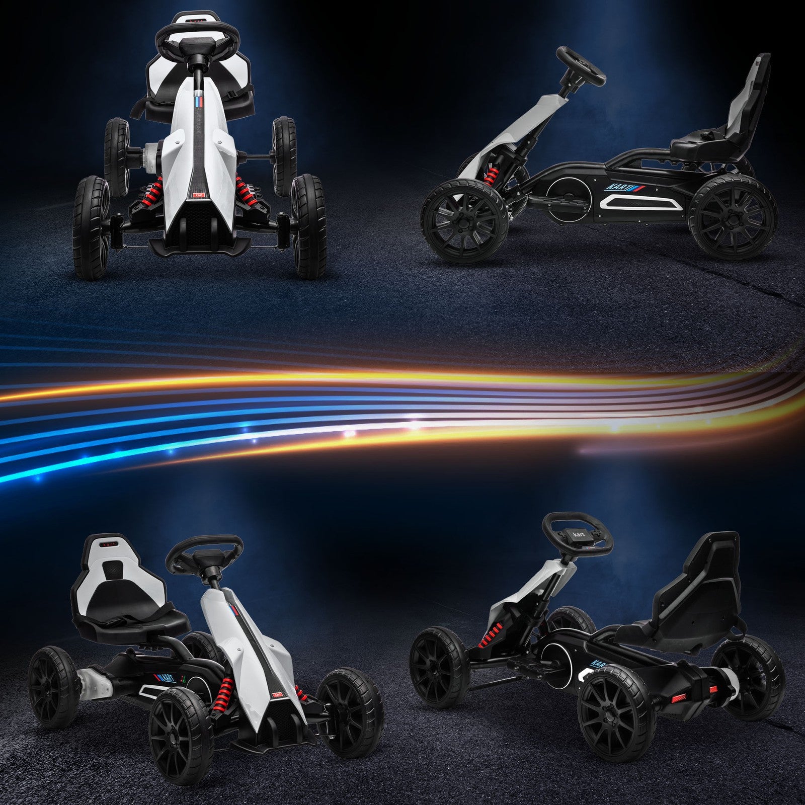 12V Electric Kids Go-Kart with Adjustable Speed and Music Trend Times 7