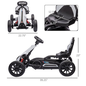 12V Electric Ride-On Go Kart for Kids Ages 3-8 Boys and Girls, 3.1 MPH Trend Times 1
