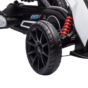 12V Electric Ride-On Go-Kart for Kids Ages 3-8, Boys and Girls, 3.1 MPH Speed Trend Times 6
