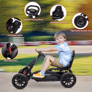 12V Electric Drift Go-Kart for Toddlers with 7Ah Battery and 35W Motor Trend Times 10