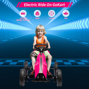 12V Electric Drift Go-Kart for Toddlers with 7Ah Battery and 35W Motor Trend Times 22