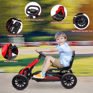 12V Electric Drift Go-Kart for Toddlers with 7Ah Battery and 35W Motor Trend Times 4